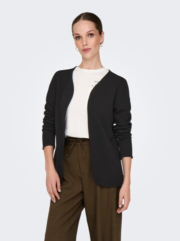 ONLY Knit cardigan in Black: front