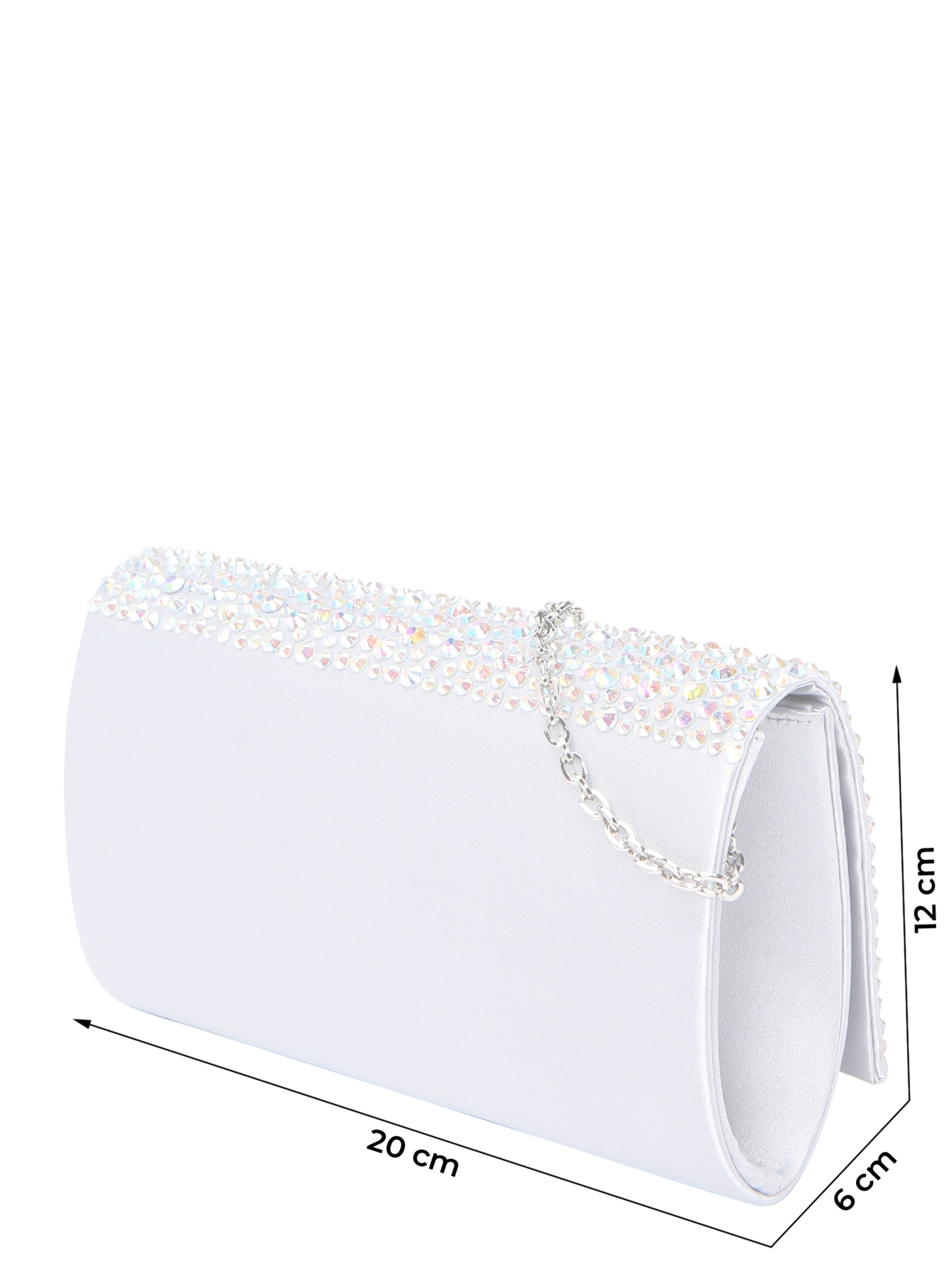 mascara Клатч в Серебристый