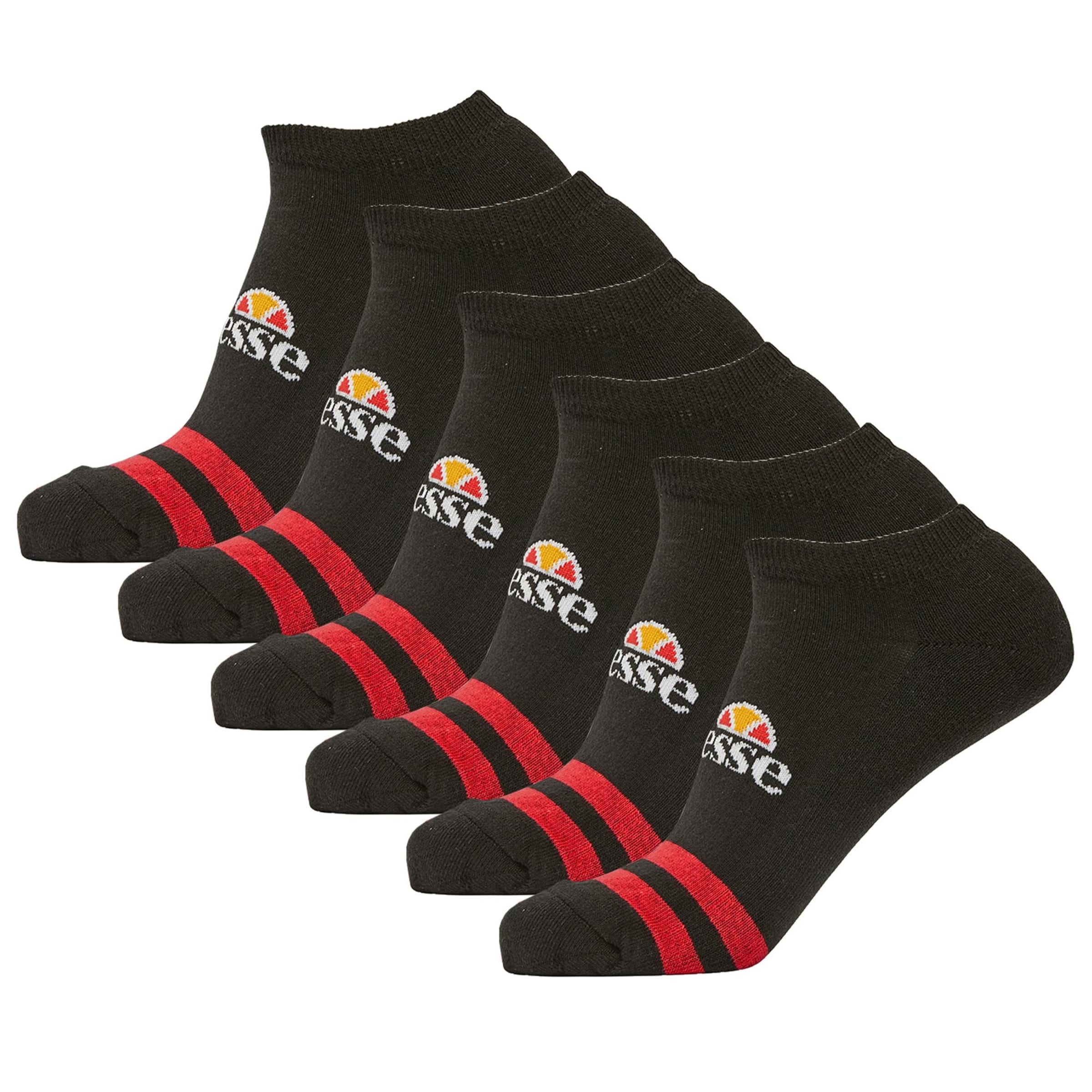 ELLESSE Sportsocken 'Melna' in gelb / rot / schwarz / weiß, Produktansicht
