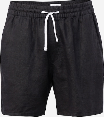 Regular Pantaloni 'Olsen' de la WEEKDAY pe negru: față