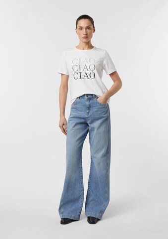 balta COMMA Marškinėliai