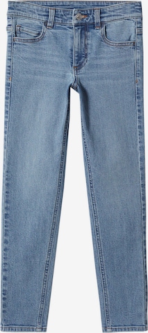 MANGO KIDS Slimfit Jeans in Blauw: voorkant