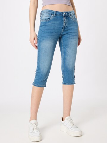 Coupe slim Jean 'Seven' VERO MODA en bleu : devant