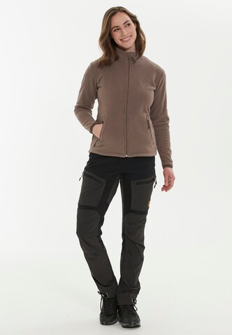 Whistler Athletic Fleece Jacket 'Cocoon' in Brown