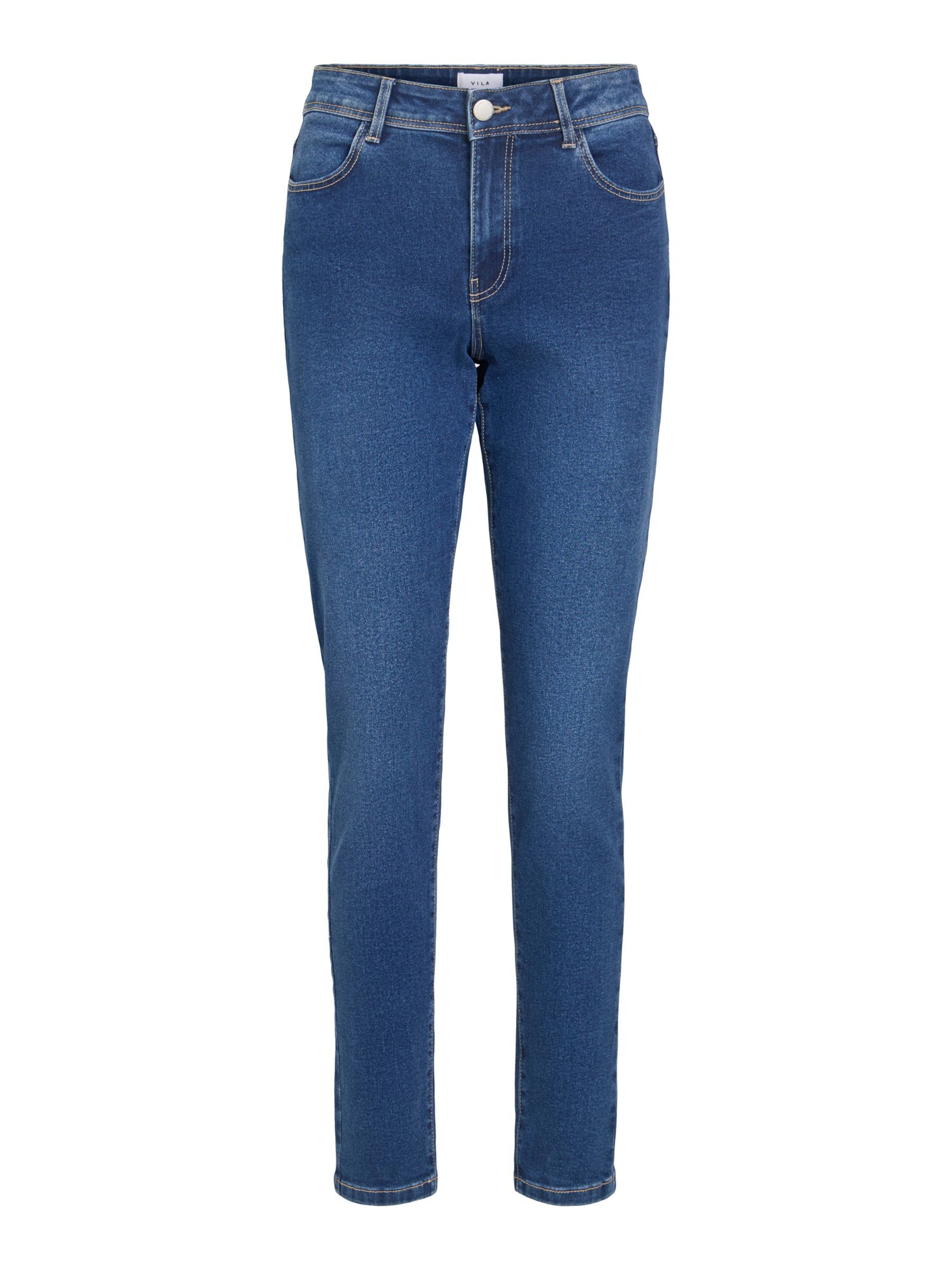 Slimfit Jeans di VILA in blu: frontale