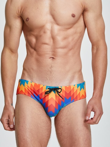 BIMONI Swim Trunks in Blue: front