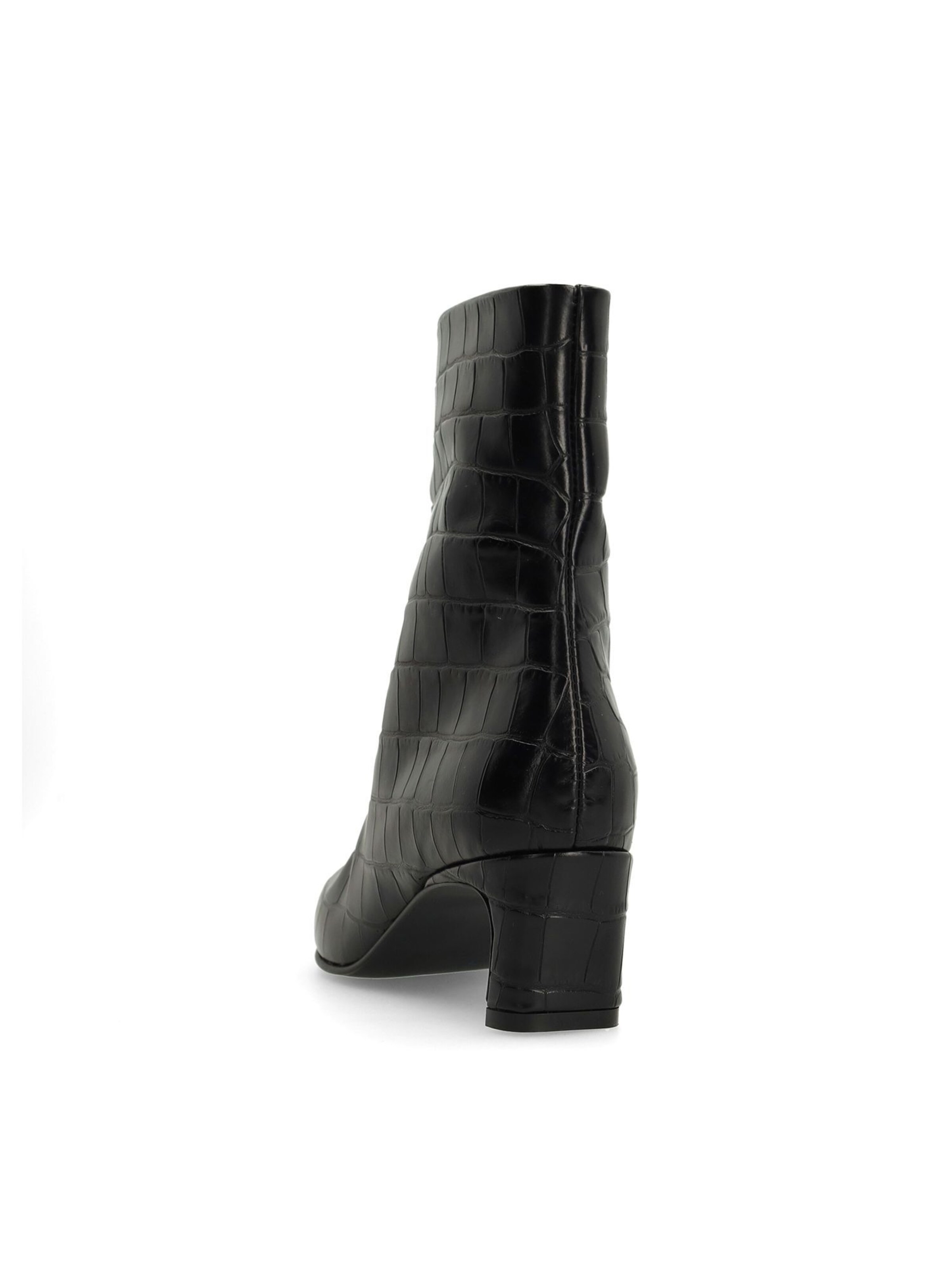 MANFIELD Stiefelette in Schwarz