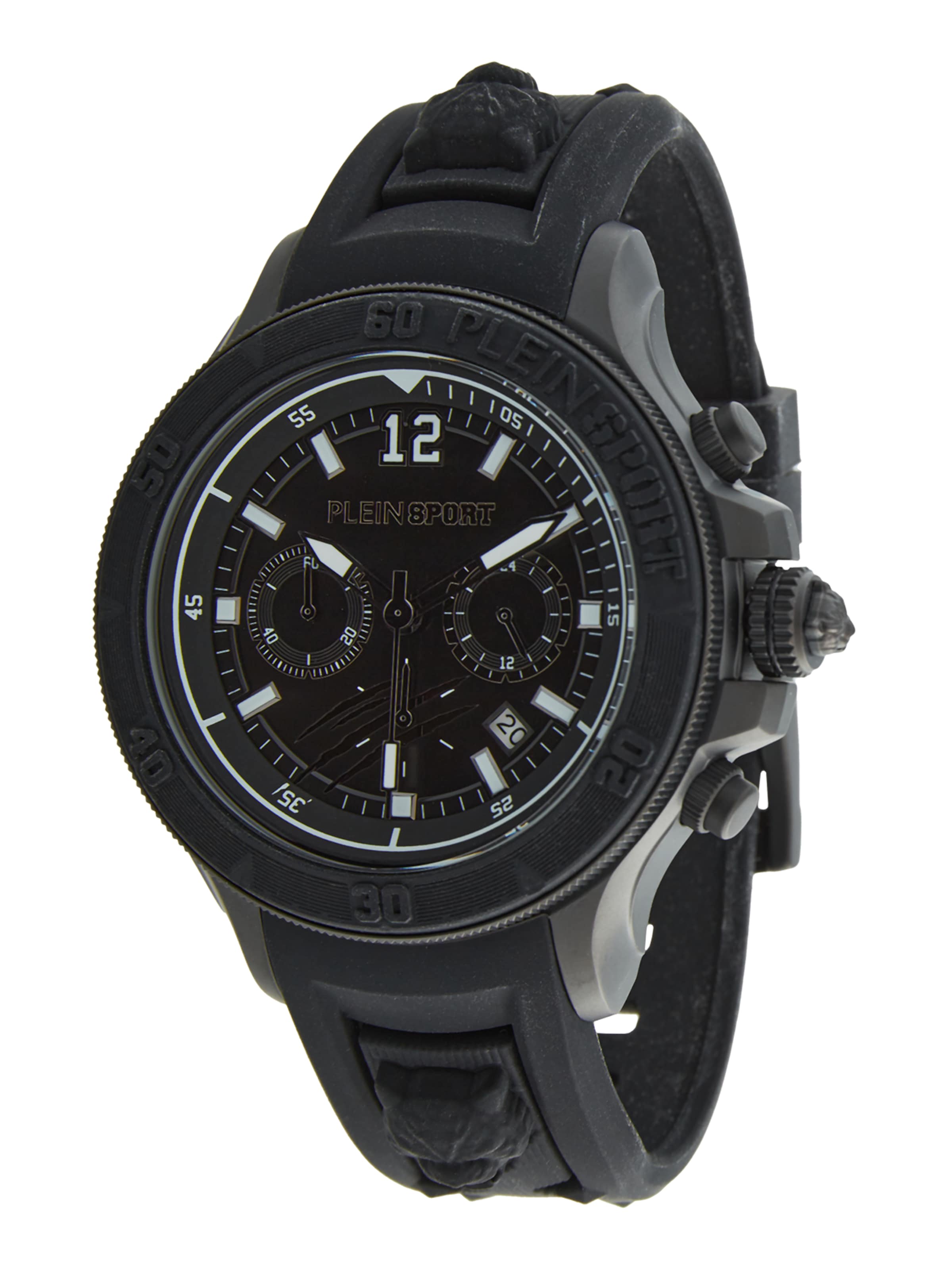 Plein Sport Аналоговые часы в Черный: спереди