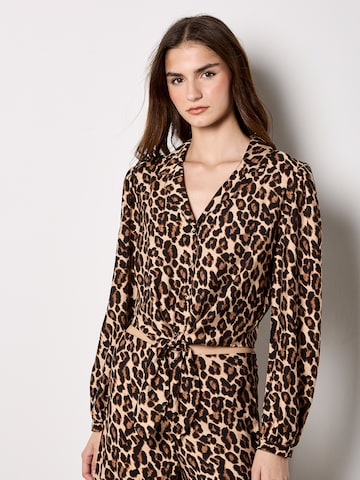 Chemisier ' ' Apricot en marron