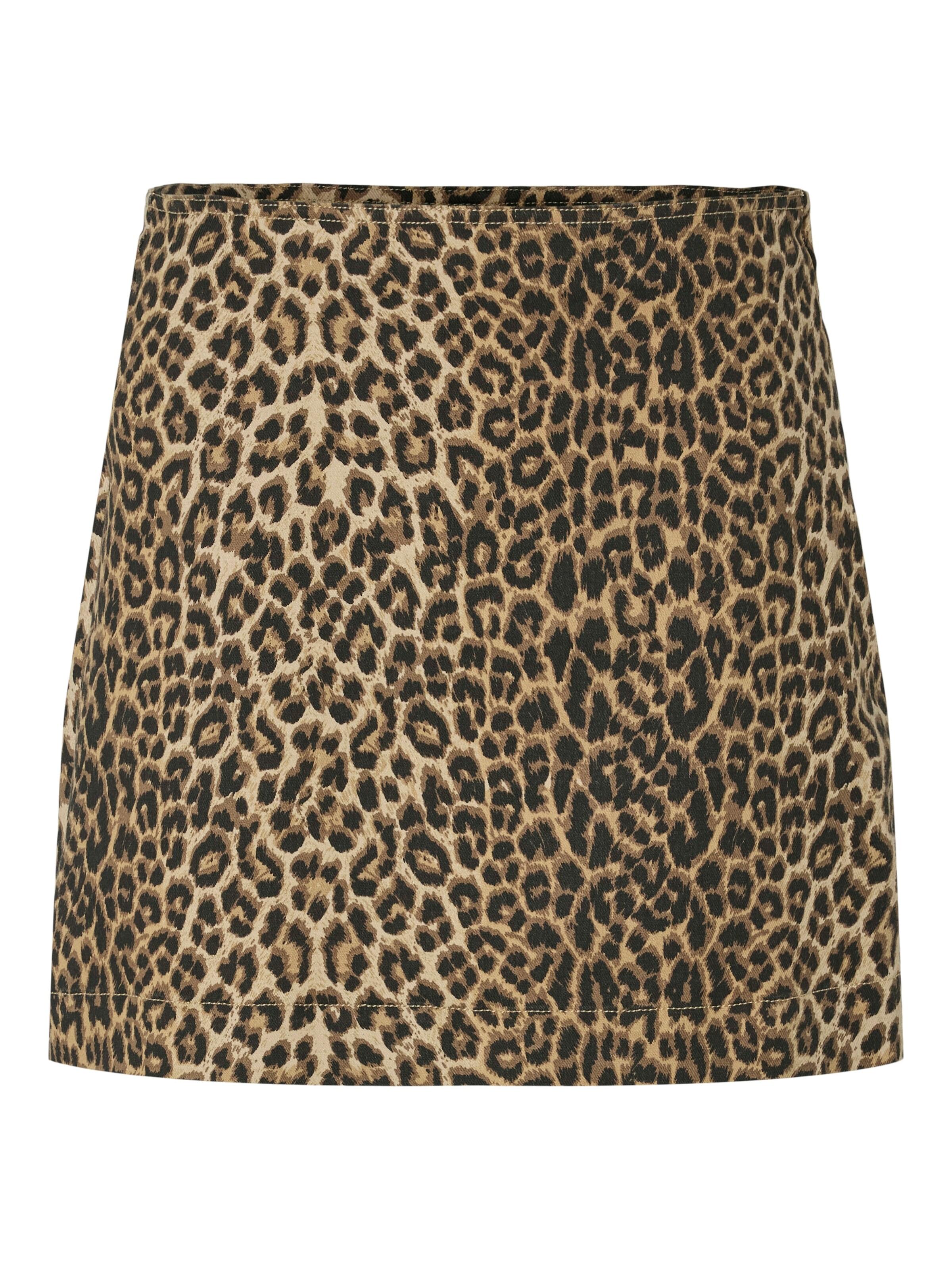 Gonna 'PCSALUME' di PIECES in marrone: frontale