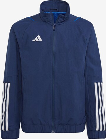 Veste de sport 'Tiro 23' ADIDAS PERFORMANCE en bleu : devant