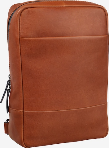 LEONHARD HEYDEN Crossbody Bag 'Hamburg' in Brown: front