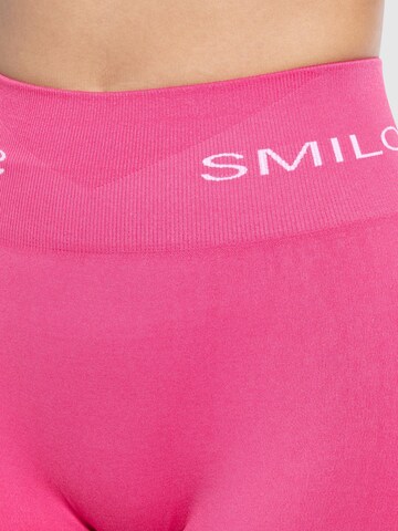 Smilodox Skinny Sporthose 'Azura' in Pink