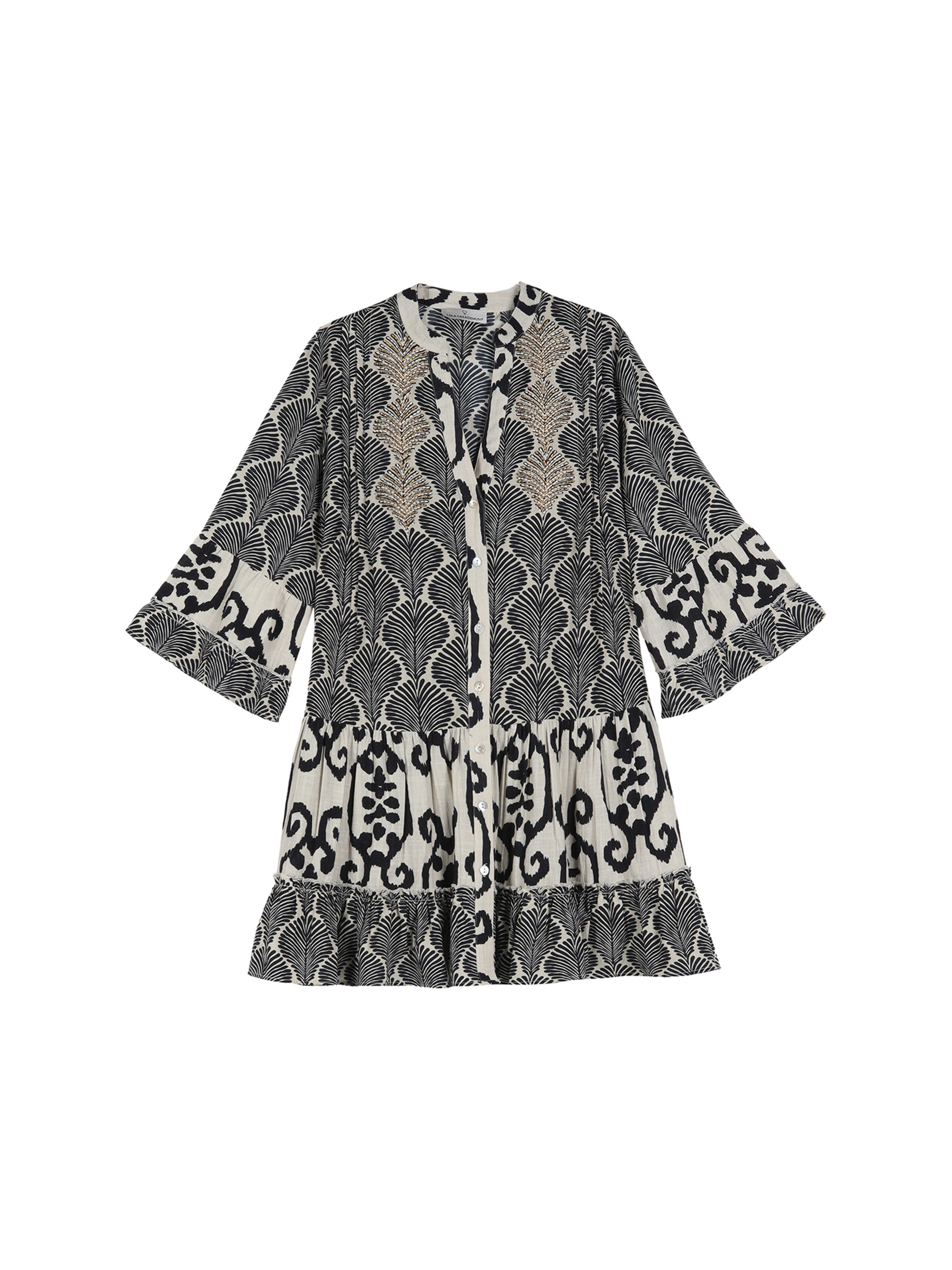 Robe Lola Casademunt en noir : devant