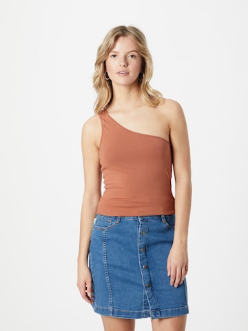 Urban Classics Top in Rood: voorkant