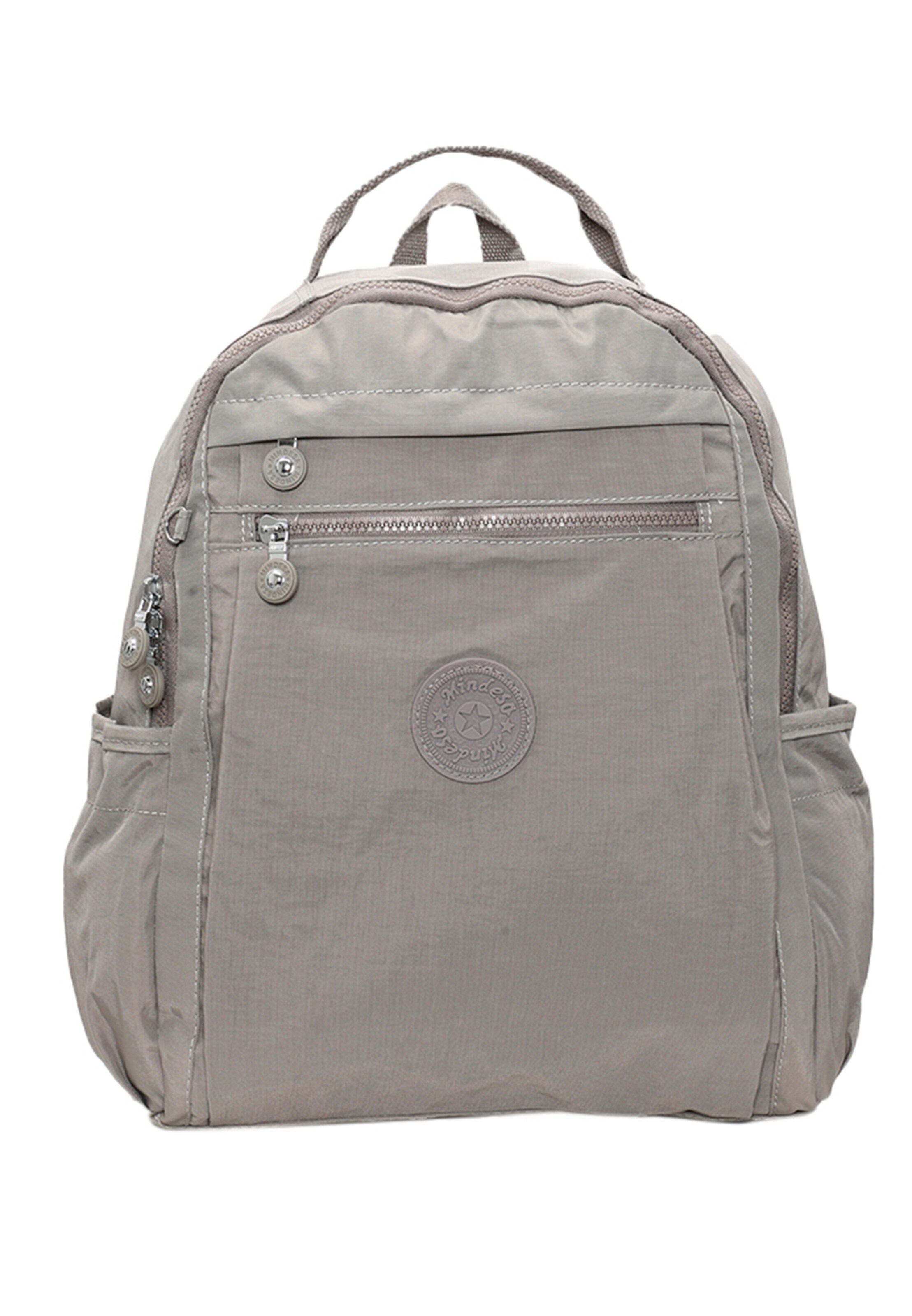 Mindesa Backpack in Grey: front