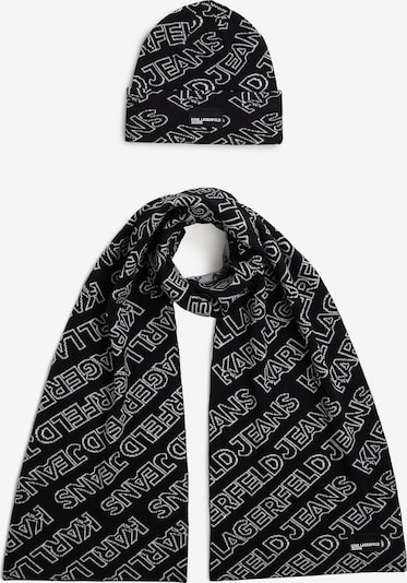 KARL LAGERFELD JEANS Kapa u crna / bijela, Pregled proizvoda