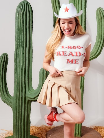 Daahls by Emma Roberts exclusively for ABOUT YOU T-Shirt 'Cara' in Beige