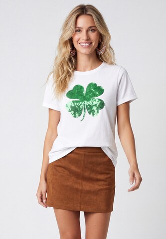 usha FESTIVAL - Camiseta en blanco: frente