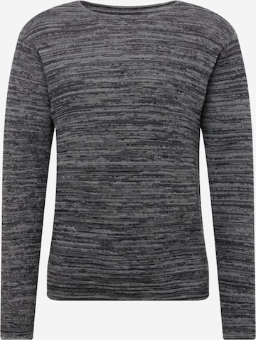 Pull-over 'Tucker' INDICODE JEANS en gris : devant