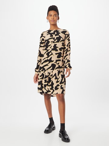 COMMA Blousejurk in Beige: voorkant