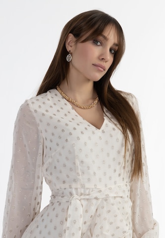 faina Dress in White