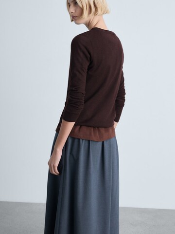 MANGO Sweater 'LUCCA' in Brown