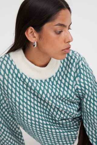 Pull-over 'Kamara' ICHI en bleu