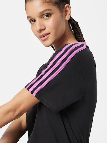 ADIDAS SPORTSWEAR Funkcionalna majica 'Essentials 3-Stripes' | črna barva