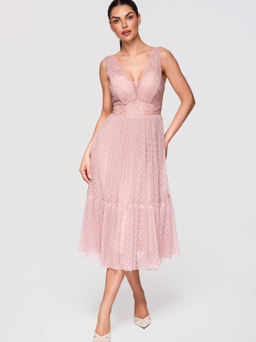 Ombre Dress in Beige