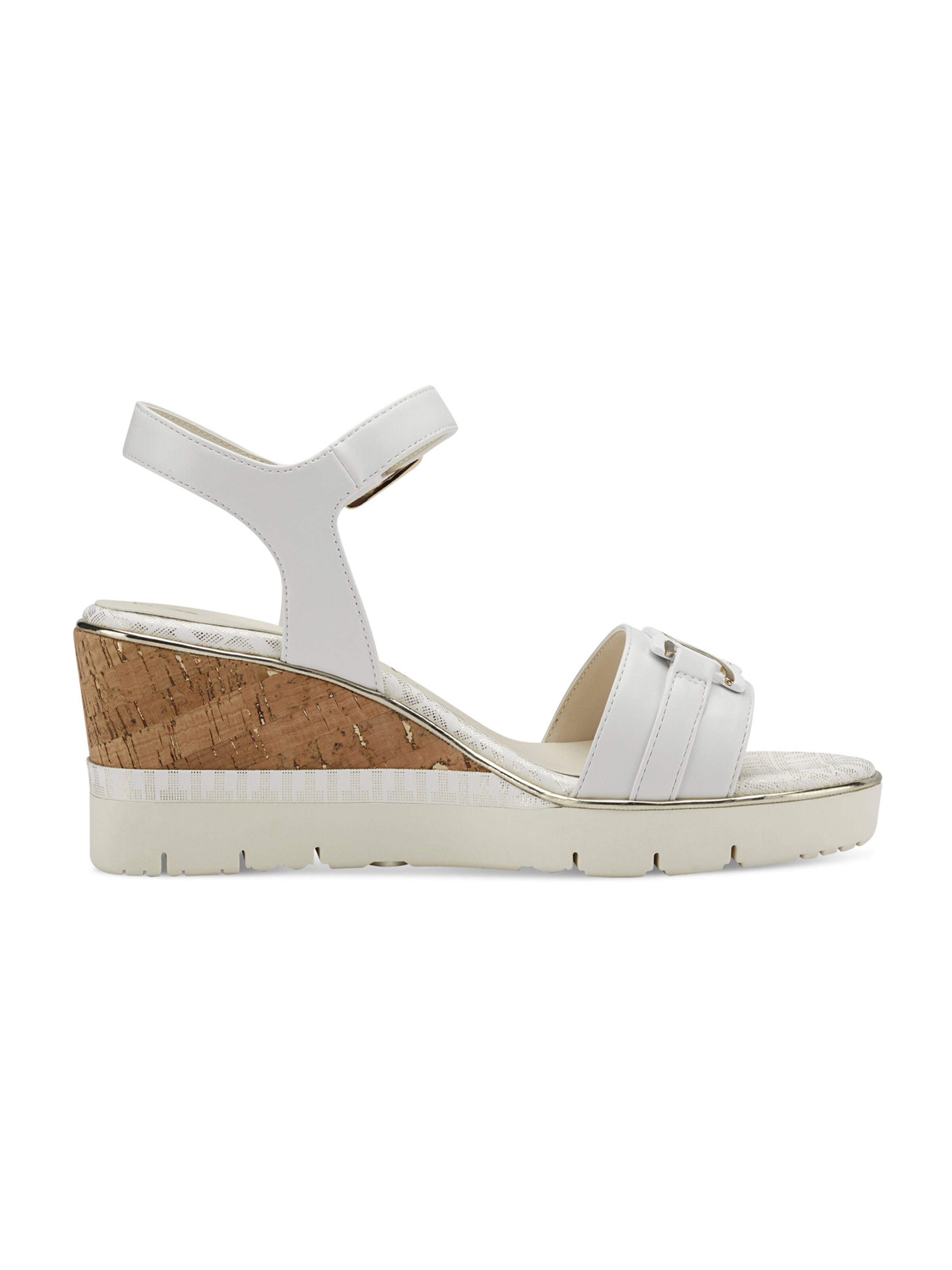 Tamaris Strap Sandals in White