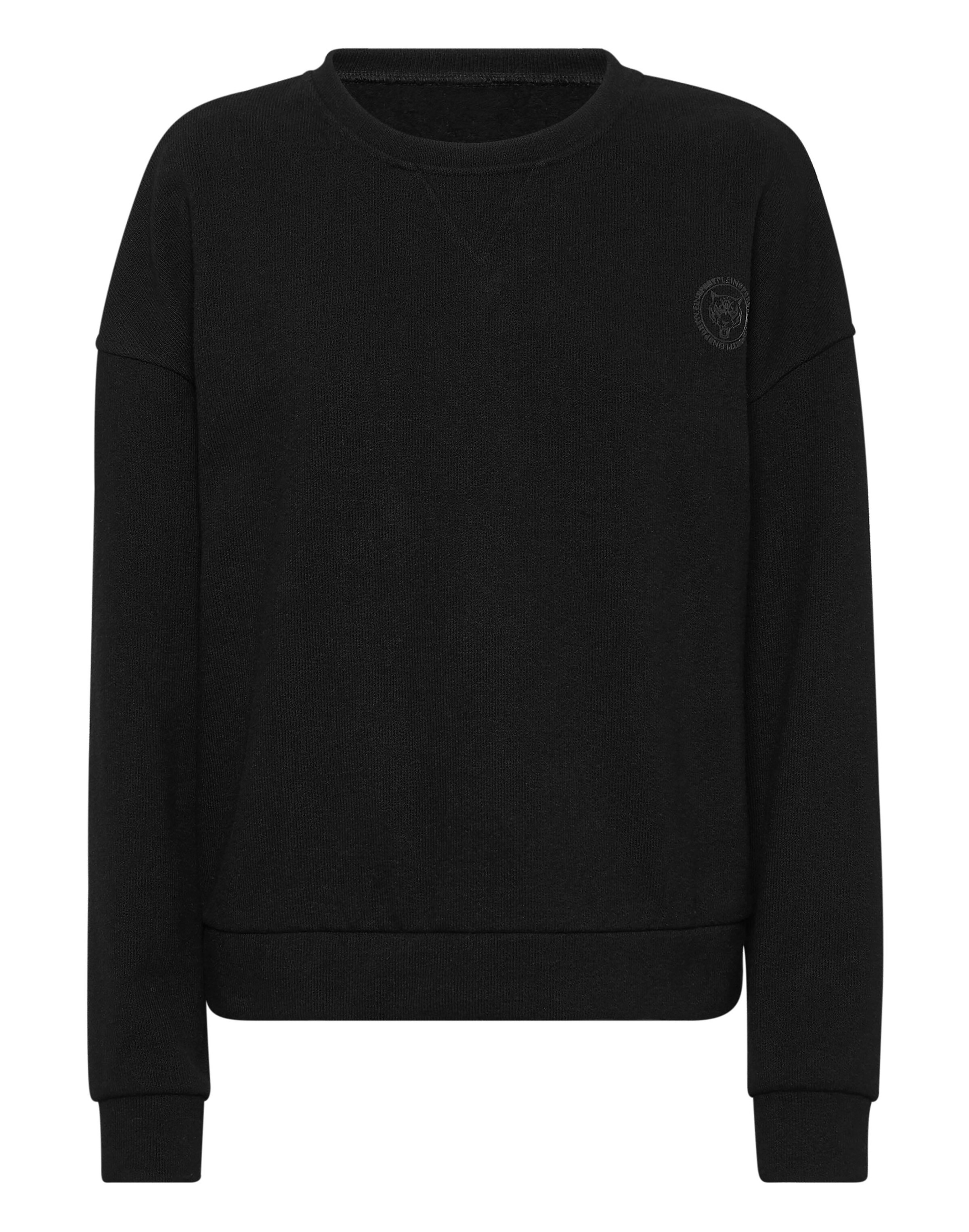 Plein Sport Sweatshirt in Schwarz: Vorderseite