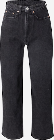 WEEKDAY Loosefit Farkut 'Halo' värissä musta: etupuoli