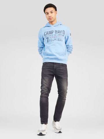 Sweat-shirt CAMP DAVID en bleu