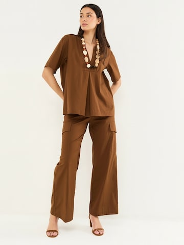 Camomilla Italia Blouse 'Claid' in Bruin