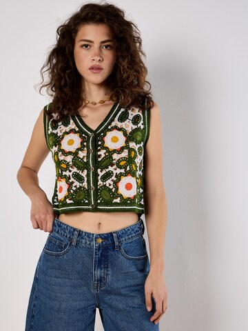 Haut ' ' Apricot en vert : devant