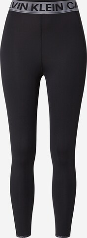 Pantalon Calvin Klein Sport en noir : devant