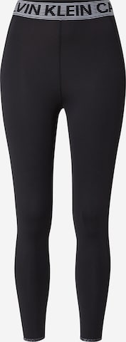 Calvin Klein Sport Skinny Sporthose in Schwarz: predná strana