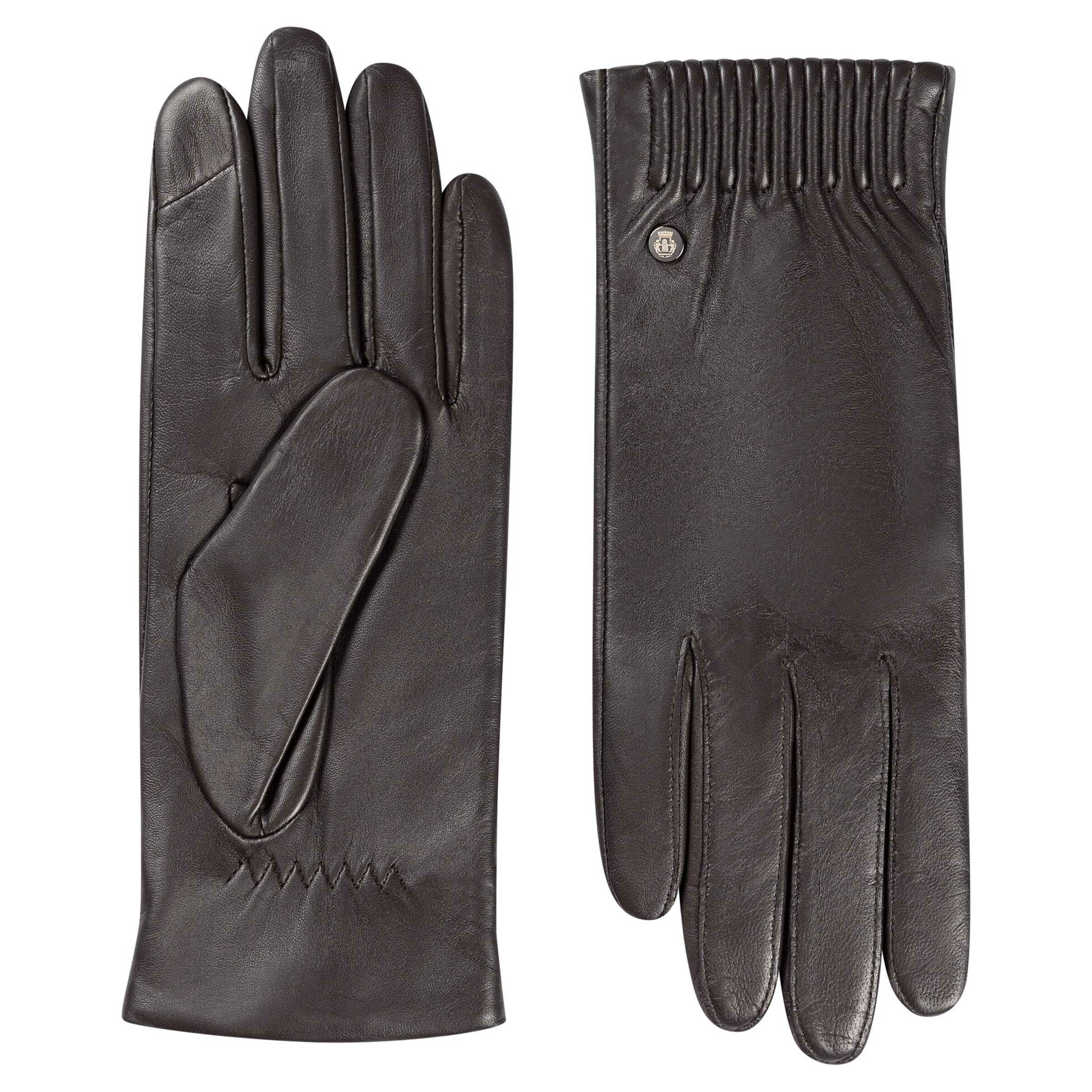 Mezzoguanti 'ARIZONA TOUCH' di Roeckl in marrone: frontale