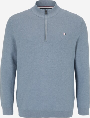 Pull-over 'BLUROY' Jack & Jones Plus en bleu : devant