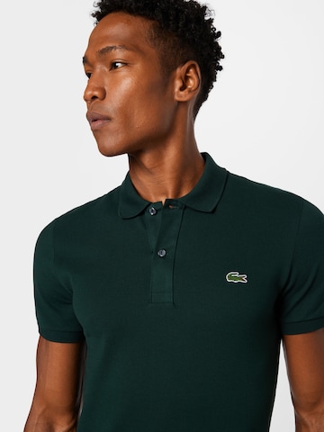 LACOSTE Slim fit Koszulka w kolorze zielony