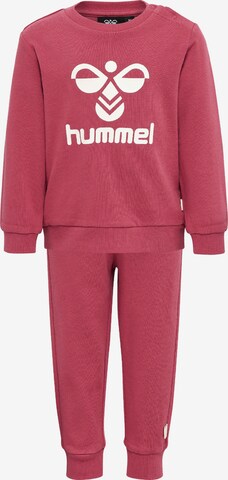 Hummel Joggingpak 'Arine' in Rood: voorkant