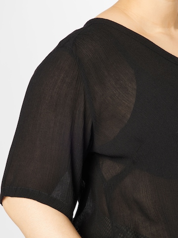 KAFFE CURVE Shirt 'Ami' in Black