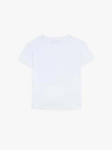 Scalpers T-Shirt 'Cadeneta' in Weiß