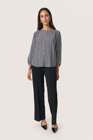SOAKED IN LUXURY Blouse 'SLArjana Leodora' in Blauw