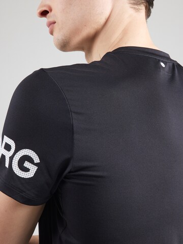 BJÖRN BORG Performance shirt 'BORG' in Black