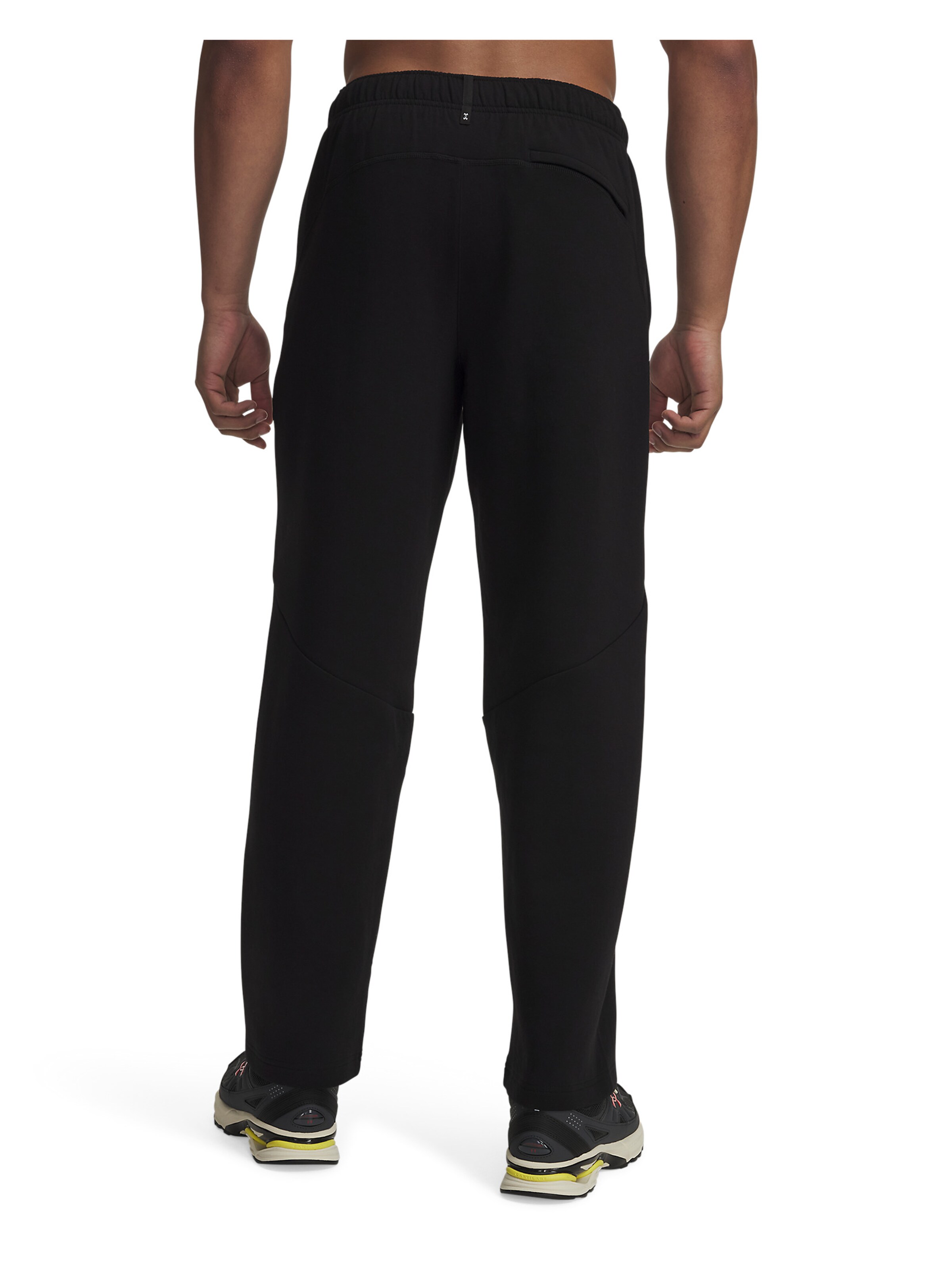 UNDER ARMOUR Regular Sportbroek 'Unstoppable Flc' in Zwart