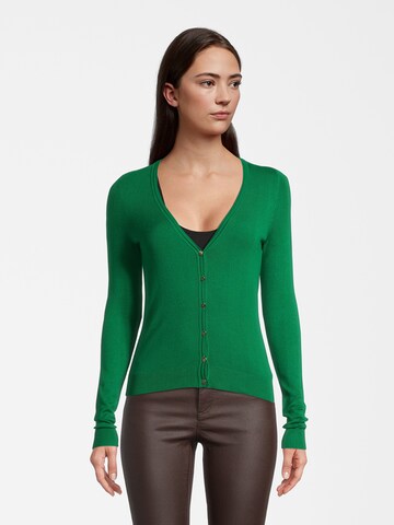 Orsay Knit Cardigan 'Miro' in Green: front