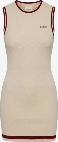 GUESS - Vestido 'GABRY CN SL SHORT DRESS SWTR V6GK04 Z0648' en beige: frente