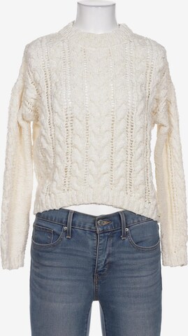 Superdry Sweater & Cardigan in XS in White: front